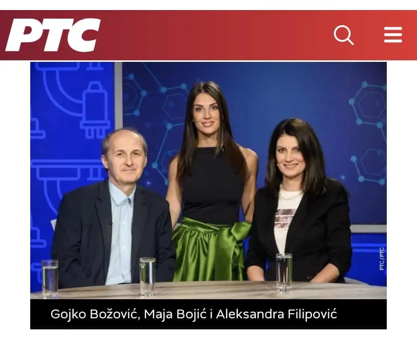 RTS 2, Studio znanja Aleksandra Filipović i Gojko Božović